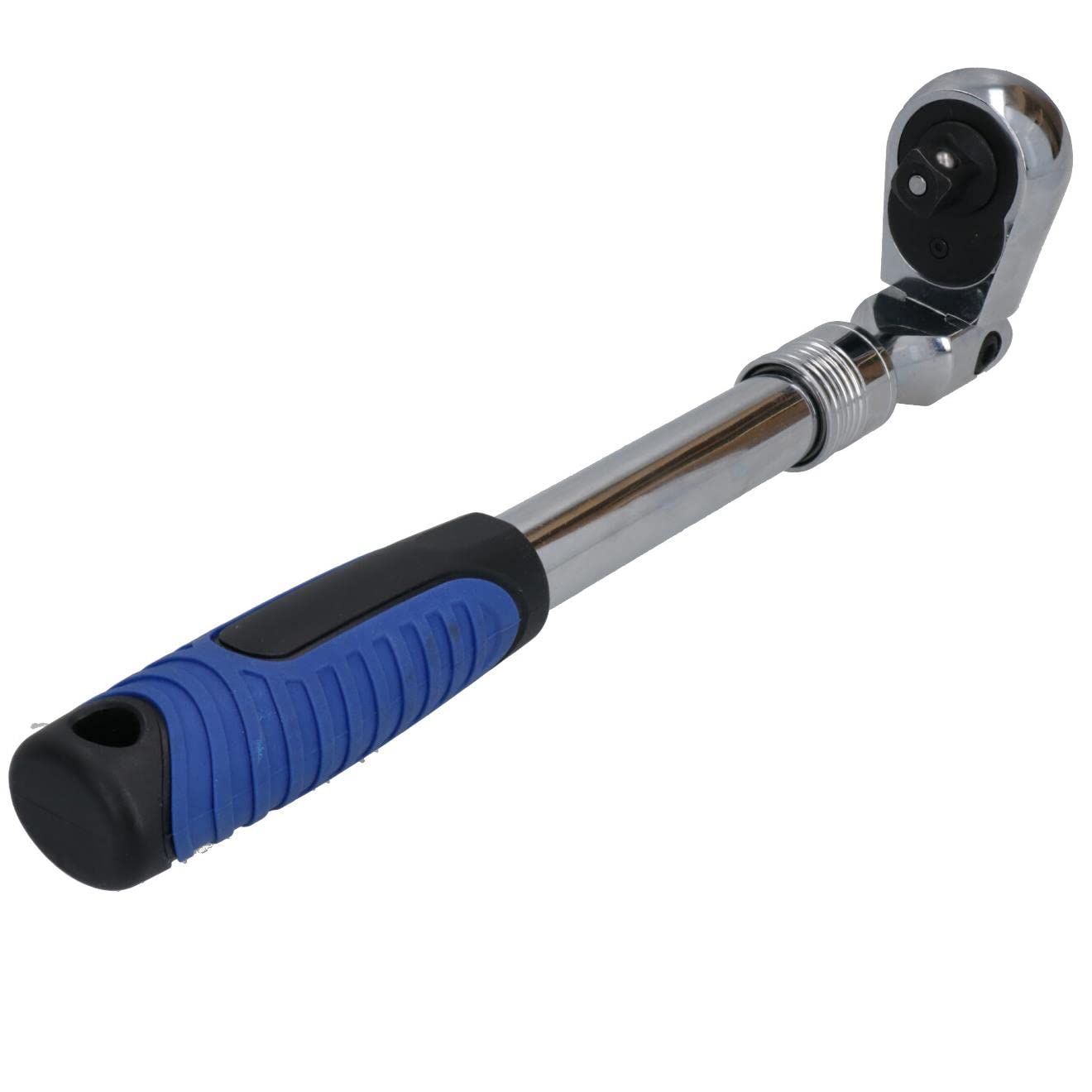 AB Tools 1/2in Drive Telescopic Flexi Head Ratchet 72 Teeth Quick Release 350 – 490mm