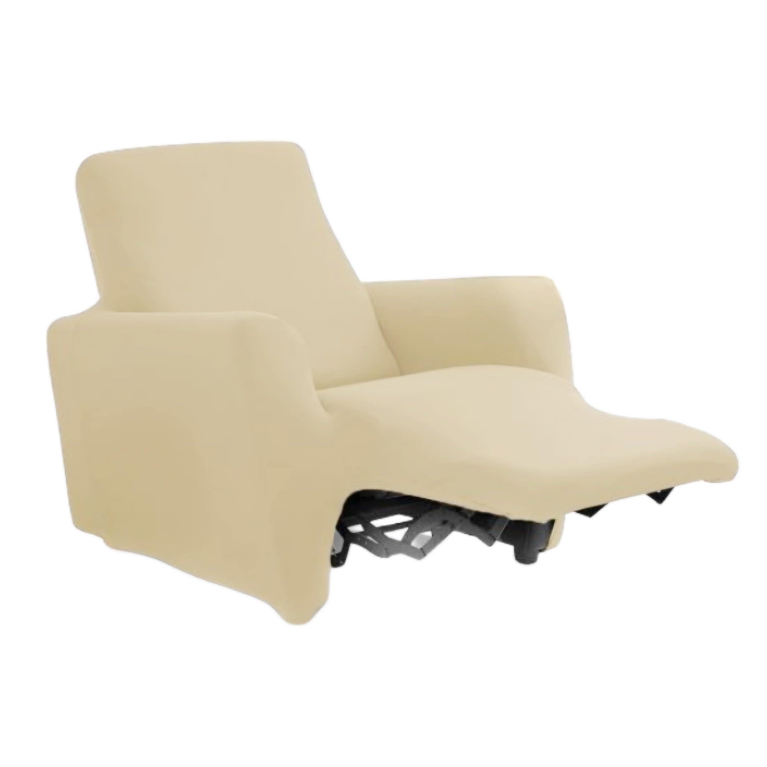 Copripoltrona Relax Reclinabile 1 Posto Elasticizzato Antimacchia Universale (Panna)