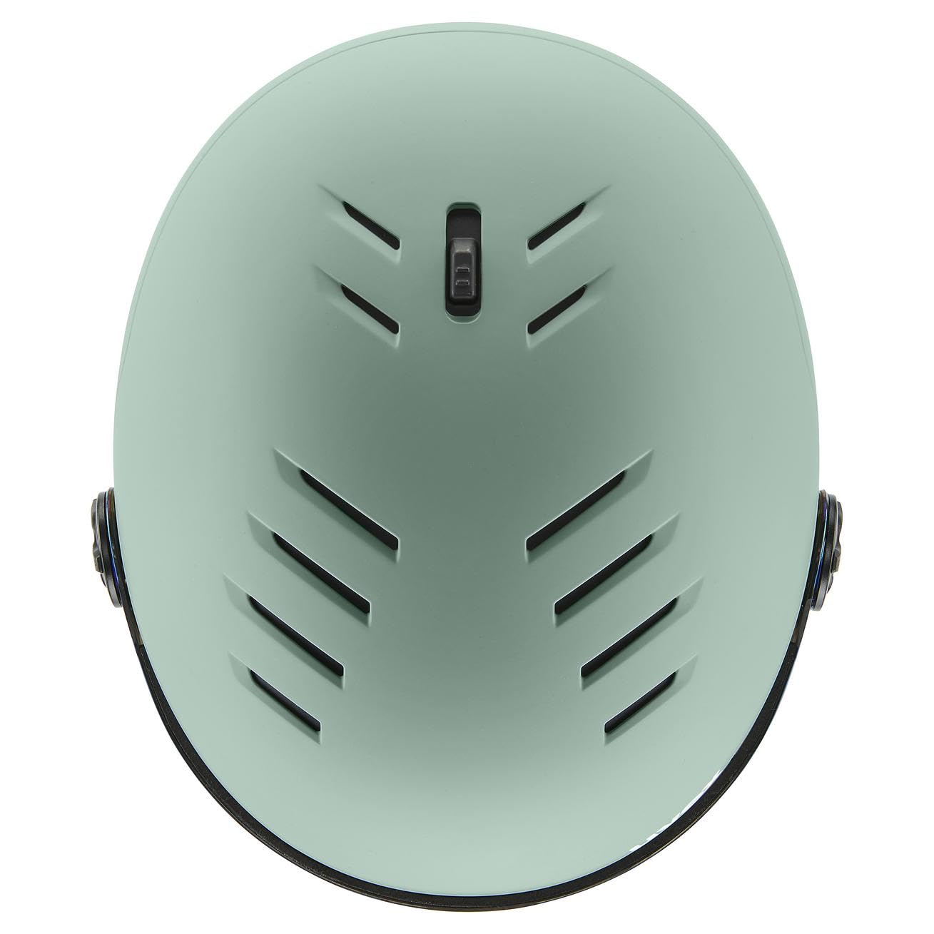 uvex wanted visor, Kask narciarski unisex-dorosły, oxid green matt, 58-61 cm