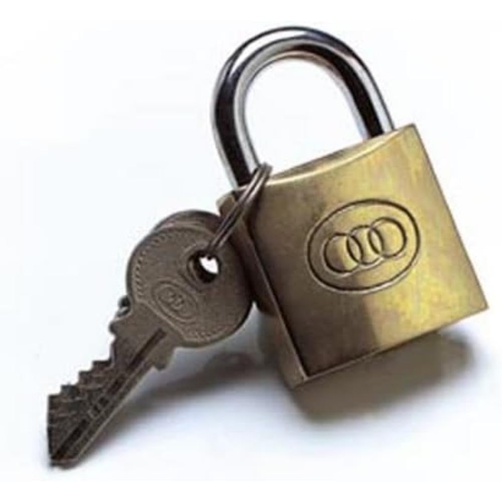 Merriway® BH00081 50mm Heavy Duty Brass Tri-Circle Padlock
