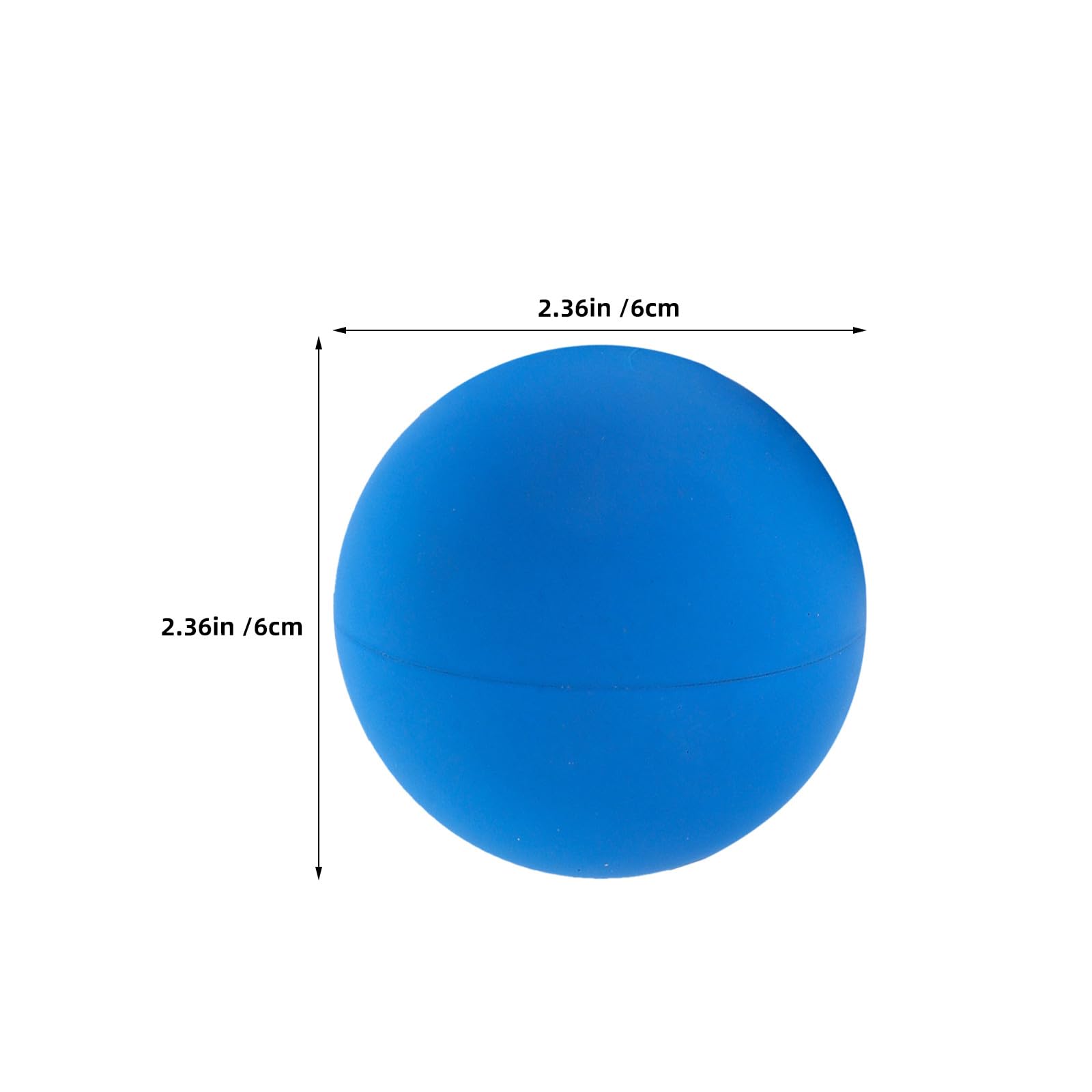 Healvian 6 Palline da Squash: Palline rimbalzanti in Gomma - Attrezzi per l'allenamento dello Squash, Pallamano di Reazione - Accessori per Racquetball per Sport da Campo, Nero
