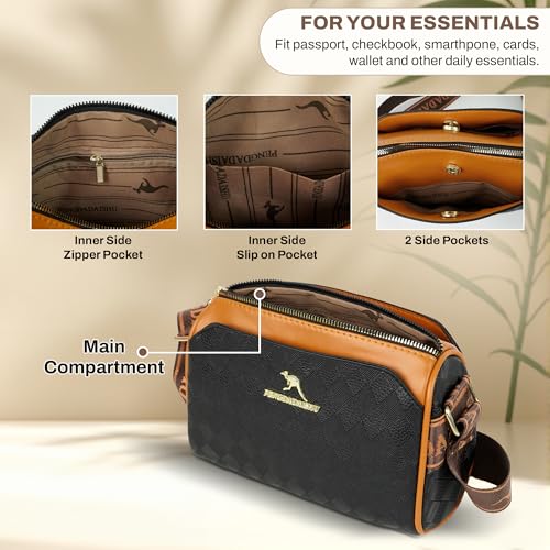 Image of Storite Women's Crossbody Sling Bag Travel Office One Side Shoulder Bag