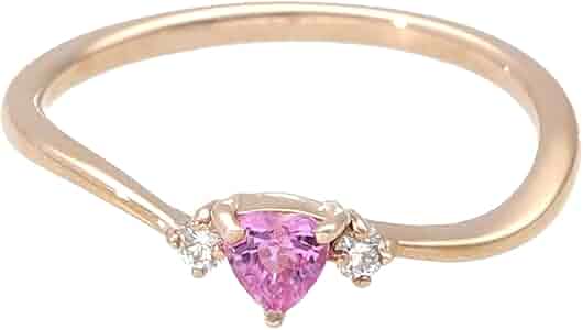 18金 ピンクサファイア ハート 指輪 Amazon | 新宿銀の蔵 K18 ピンクサファイア ハート リング (10号) 指輪