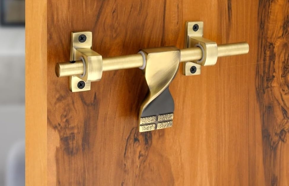 ESPANO INDIA 8" Bathroom Latch | Fancy Aldrop Latch for Bathroom Doors | Antique Matt | Twister (B0CP83WQR4) Amazon Price History, Amazon Price Tracker