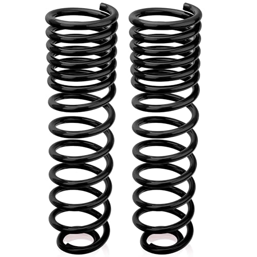 Image of 1 inch-3.5 inch Lift Rear Coil Springs for Ram 1500 2009-2018 2WD 4WD with Extra 35% Load Capacity, Heavy duty lift springs (2pcs Black)