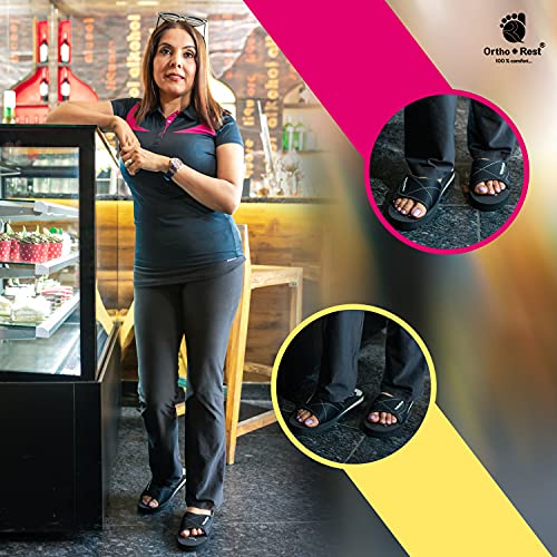 Ortho + Rest Extra Soft Ortho Slippers for Women | Doctor Orthopedic Chappal Footwear | Women Sliders Flip Flops