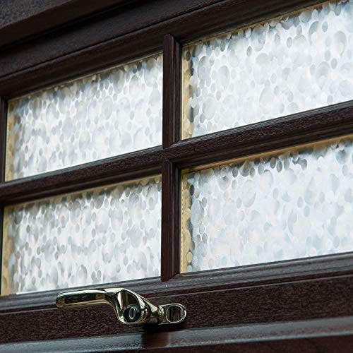 D-C-Fix 346-0276-2Pka Self-Adhesive Privacy Glass Window Film, 17" X 78" Roll, Pearl, 2-Pack With Applicator #TOP5