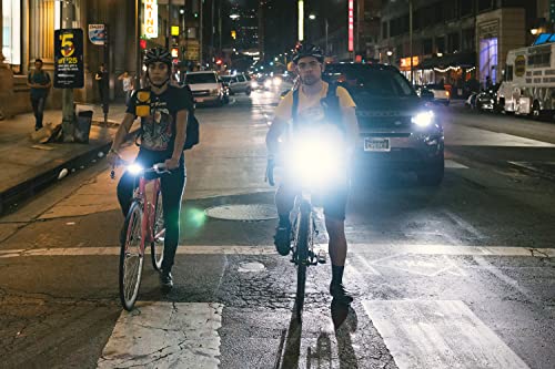 Kryptonite Alley F-800 Front Led Bicycle Headlight & Avenue R-75 Rear Led Cob Bicycle Indicator Light #TOP2