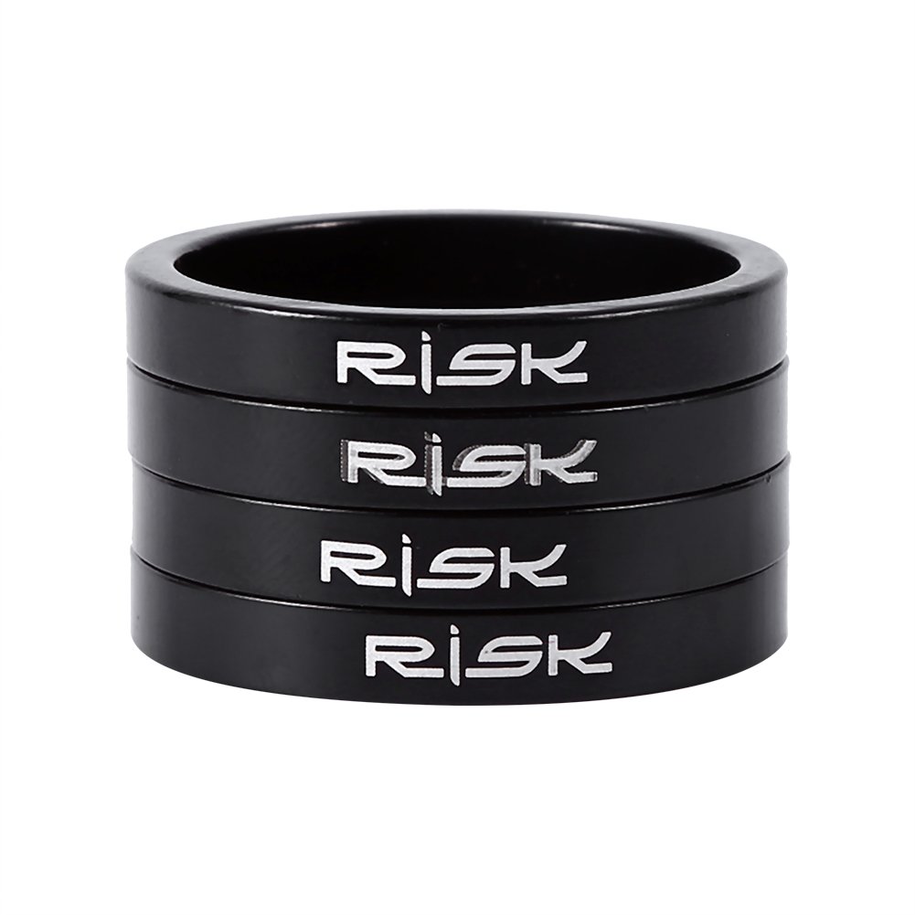 Aluminium Alloy SPACERS Riser Fork Washes Headset Spacer Bicycle Handlebar Raiser (5mm)