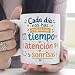 Imagen de MUGFFINS taza profesora y profesor con frase Cada día nos has regalado tiempo atención y sonrisas en Español