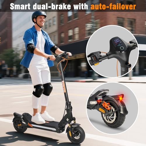 Image of Offroad Electric Scooter 30 Mph Speed, 40-50 Miles Range, 300+ lb Capacity
