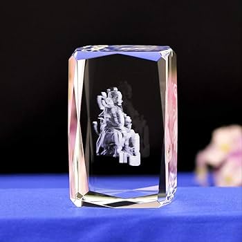 Amazon.co.jp: ガラス細工、家の置物、 クリスタルガラスの彫像