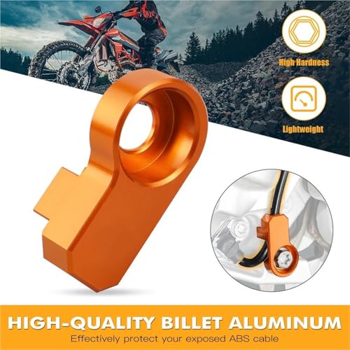Protector de cable ABS delantero y cubierta de cadena para moto trail 690 Enduro 2009 2012 2015 6