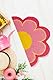 Fisura – Original Fußmatte Blume“ aus Kokosnuss mit Rutschfester PVC-Rückseite. Fußabtreter in origineller Form. Rosa Fußabtreter. Handbemalt. Maße: 70 cm x 40 cm.