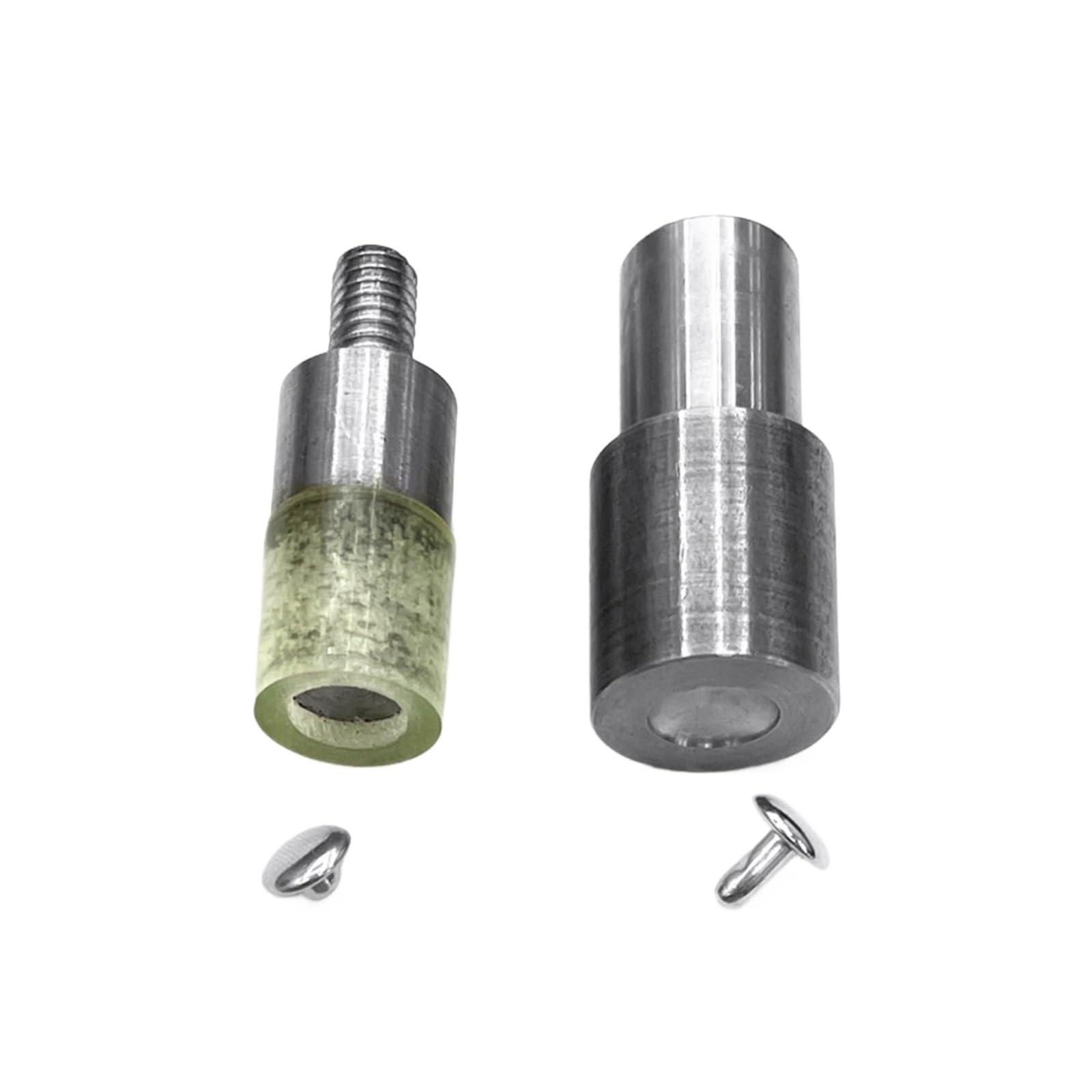 Snap Fasteners Botón Die Herramientas de instalación remaches doble cara | Máquina de botones, molde especial (12 mm), troquel for máquina de cierre a presión(100 sets and molds-02,15 mm)