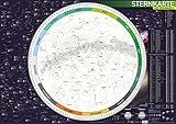 STERNKARTE des Südhimmels: Große und übersichtliche Sternkarte des Südhimmels im Format DIN A0 (ca. 118 x 84cm). - Schulze Media GmbH 