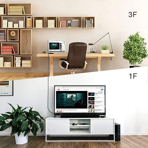 Csilu 4K Fiber Optic Hdmi Cable 50Ft 4K60Hz (4:4:4 Rgb Hdr10 18Gbps Hdcp Arc Cec) 1440P165Hz 18Gbps High Speed Ultra Hd Directional Active Cord #TOP5