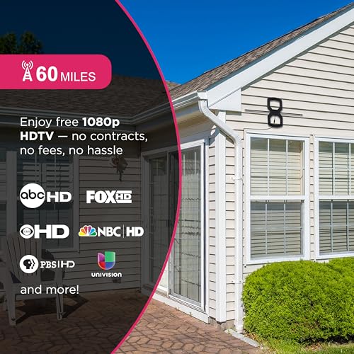 GE UltraPro OptimaMax Outdoor HD Antenna, 60 Mile Range, 4K/8K Ultra HD - image 2