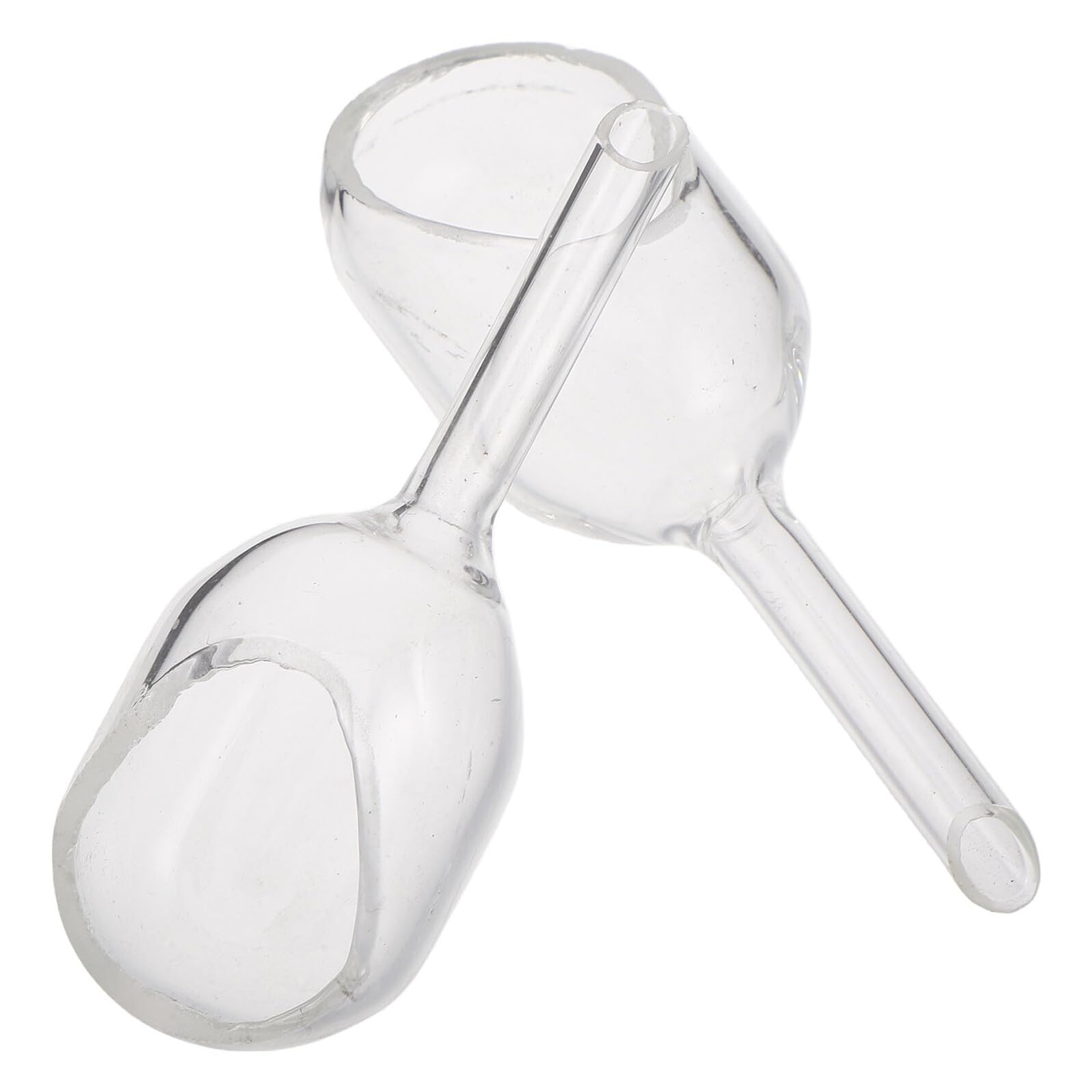 Ensemble de 2 Entonnoirs de Pesée en Verre Réutilisables pour Laboratoire, Facile D'entretien, pour Tâches Fréquentes et Recherche Scientifique