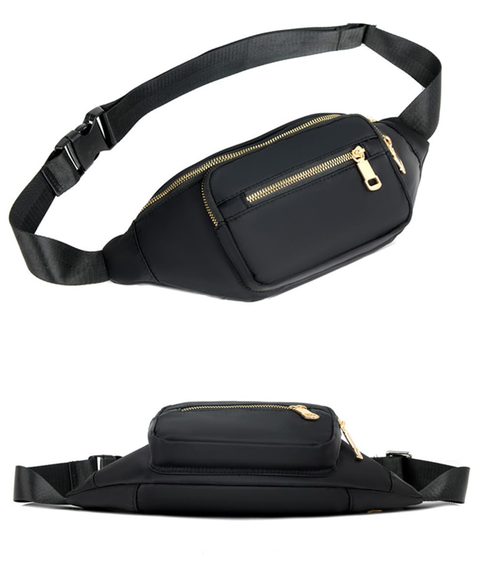 Jinfield Sport-Gürteltasche – Wasserdicht, Verstellbar, 4 Reißverschlusstaschen, Für Outdoor & Alltag
