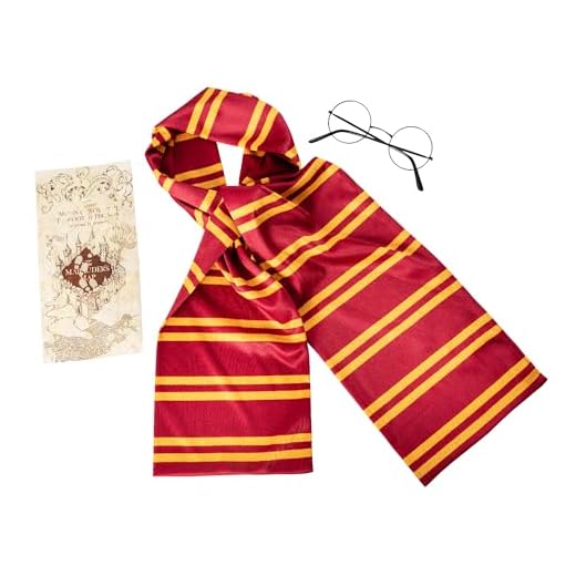 Rubies 301749NS000 Harry Potter Accessory Set Kids Fancy Dress, Unisex Children, Striped, Multicoloured, One Size Halloween