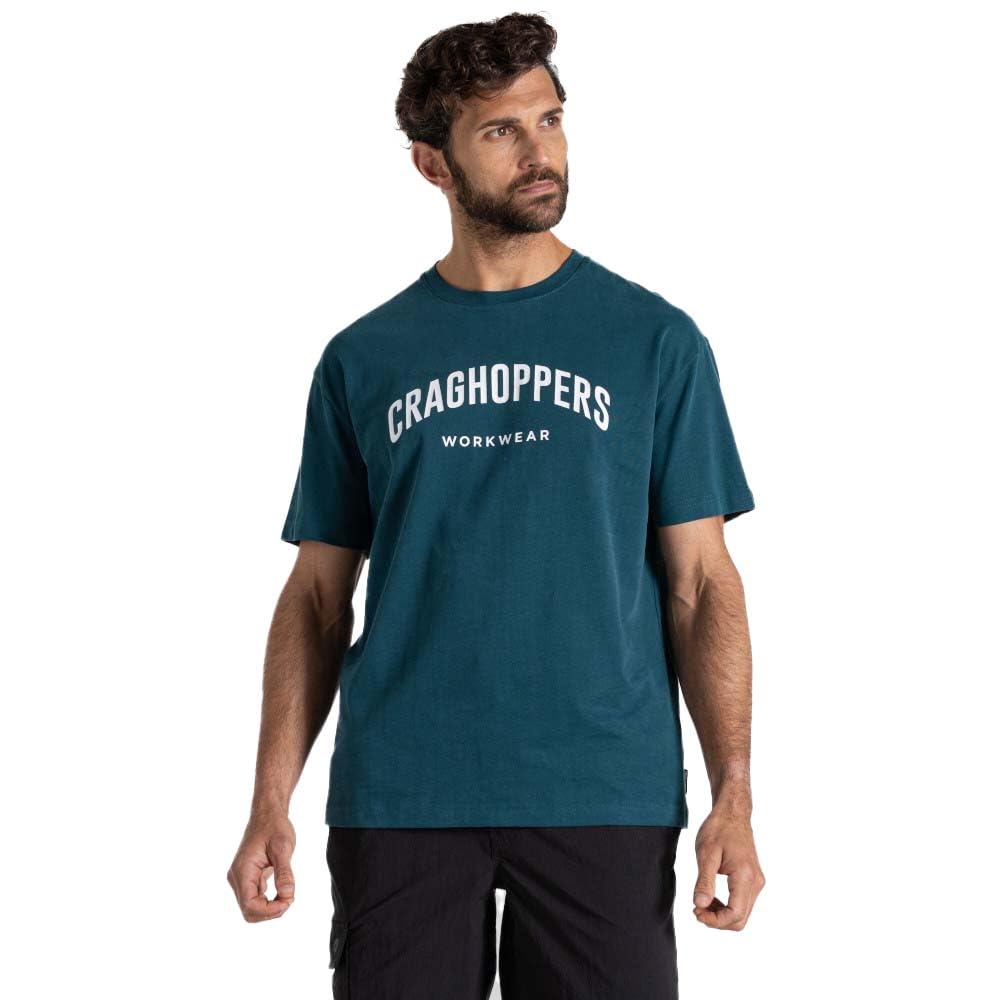 Craghoppers Batley Workwear Men's T-Shirt - Dark Aegean Blue