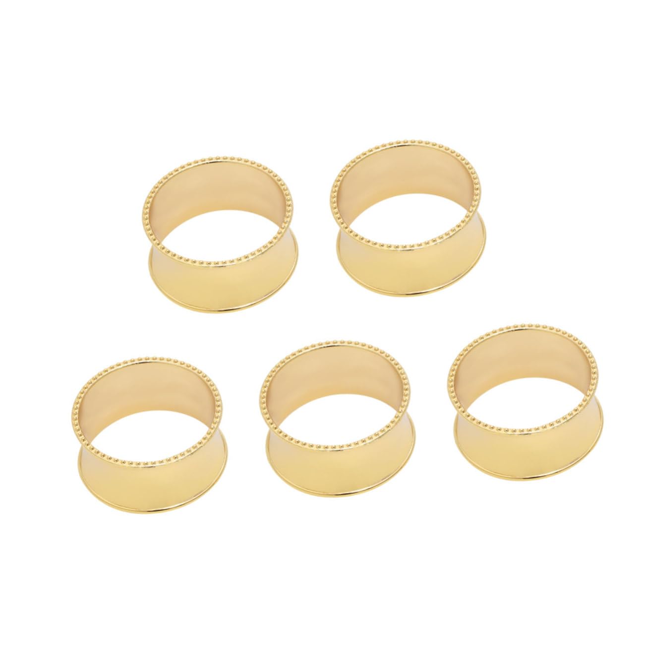 Ciieeo 3 Set Di Porta Tovaglioli in Acciaio Inossidabile Per Tavolo Super Organizzatore Porta Tovaglioli Da Cena Con Perline Lucide Per Matrimoni Cene E Feste 5 Pezzi * 3