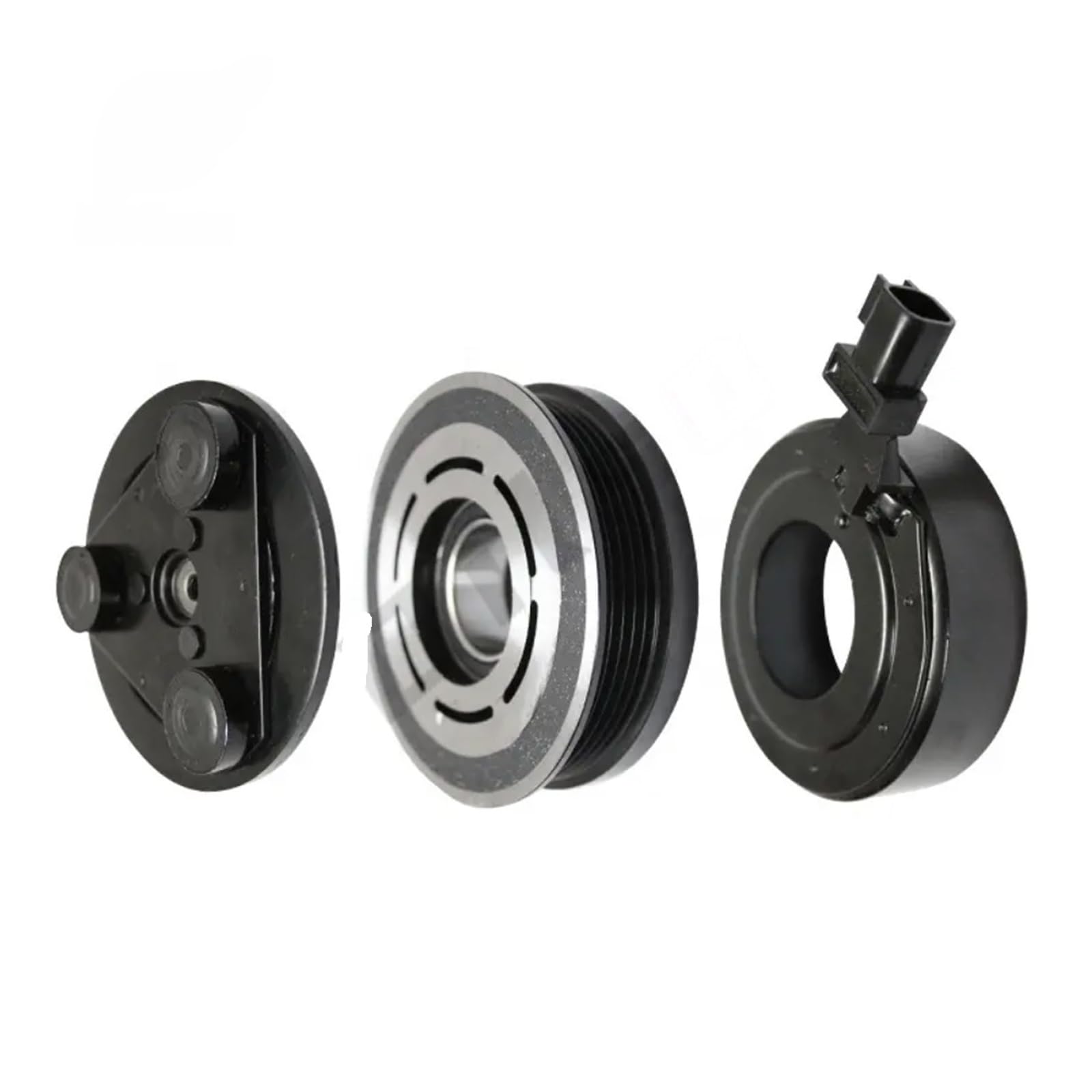 Puaywmoz One Color Ac Compressor Clutch Kit Fit For Focus Mk2 C-Max Fit For Volvo C30 S40 V50 1.4 1.6 1.8 2.0 3M5h19d649ec 3M5h19d649ac Ac Air Conditioning Compressor Clutch Pulley
