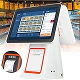 Kasse,Intelligente Registrierkasse mit Einzelbildschirm und Touch-Bestellmaschine for Supermärkte...