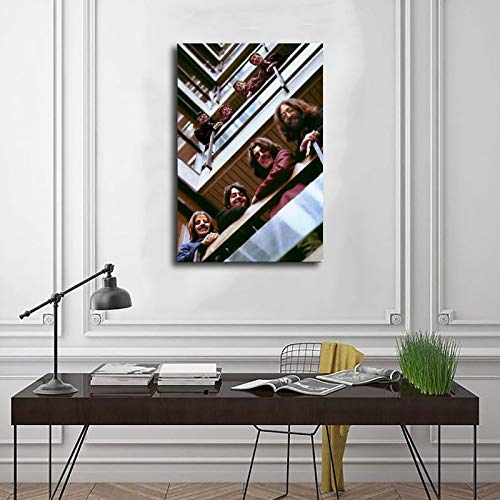 NQSB Poster sur toile du groupe de rock légendaire The Beatles 4, décoration de chambre à coucher, paysage sportif… - Les Beatles, Paul McCartney, John Lennon, RIngo Starr, George Harrison NQSB Poster sur toile du groupe de rock légendaire The Beatles 4, décoration de chambre à coucher, paysage sportif… – Image 4