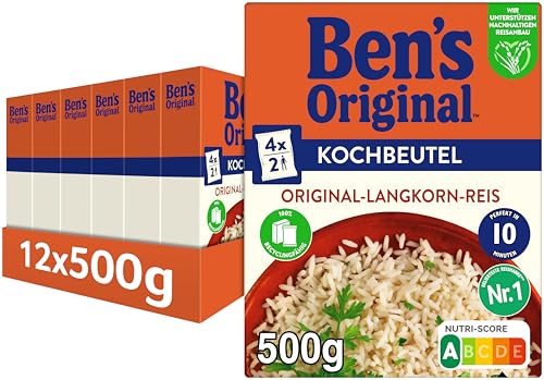 BEN'S ORIGINAL™ Kochbeutel 10 Minuten Original Langkornreis...