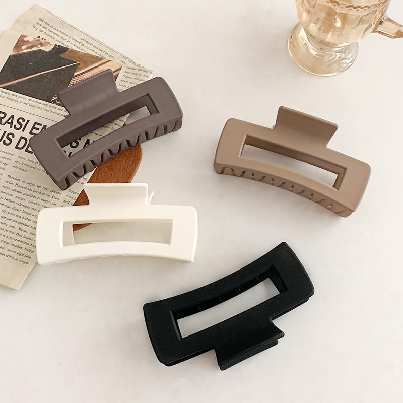 ABRISH Korean Hair Clutchers – Set of 4 Elegant Hair Clips for Women/Stylish and Durable Hair Clips/Fashionable Clips for Effortless Styling ABRISH Korean Hair Clutchers – Set of 4 Elegant Hair Clips for Women/Stylish and Durable Hair Clips/Fashionable Clips for Effortless Styling