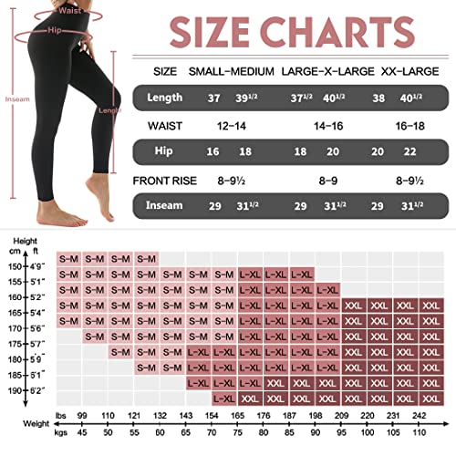 Hmuuo 3 Pack Leggings For Women Butt Lift High Waisted Tummy Control No See-Through Yoga Pants Workout Running Leggings #TOP5