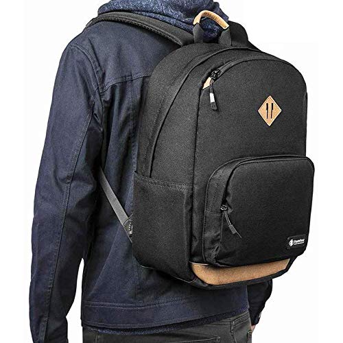 tomtoc 22L Classic College School Backpack, Premium Endurable CORDURA Material Daypack, Water-resistant,