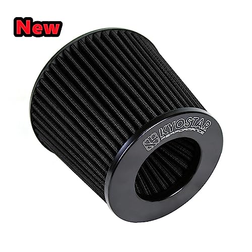 Kyostar Universal Black 3.5 Inch 89mm Air Intake Cone Filter Replacement Quality Dry Air Filter - Image 3