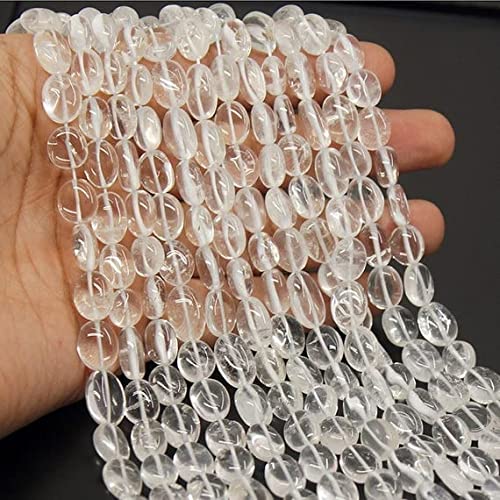 Quartz blanc cristal perles lisses 10mm pour réparer et enfiler vos bijoux