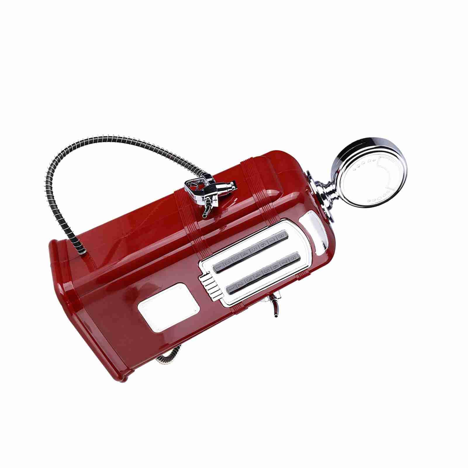 Dispensatore di Birra Portatile con Doppia Pompa, Erogatore Vino e Birra 1000 ml, Macchina per Bevande a Pressione, Ideale per Feste e Aperitivi (Rosso)