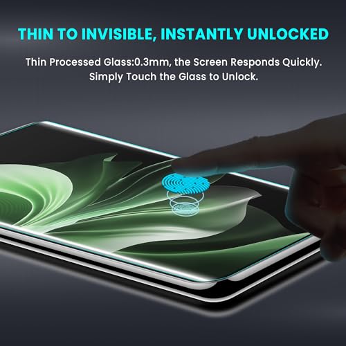 Image of ArmourPro Military Grade UV Tempered Glass Screen Protector Compatible for Oppo Reno 11 Pro 5G and Oppo Reno 11 with Edge to Edge Coverage, Cable Protector and Easy Installation kit (6.7 Inch)