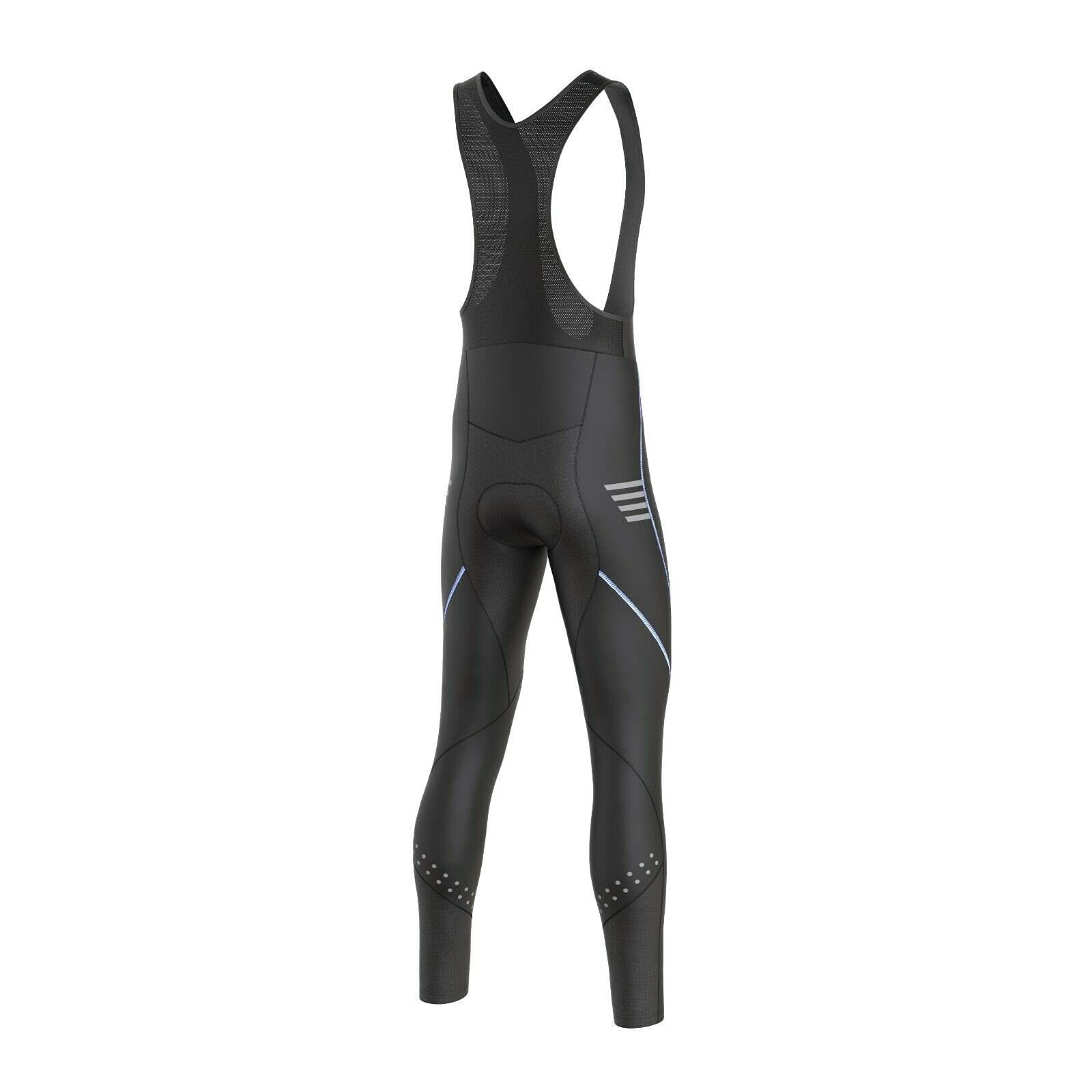 FDX Pantalones de ciclismo para mujer, 3D acolchado de gel, térmica, tela Super Roubaix, a prueba de viento, pantalones de ciclismo para mujer, pantalones de ciclismo de invierno Hi-Viz Biking