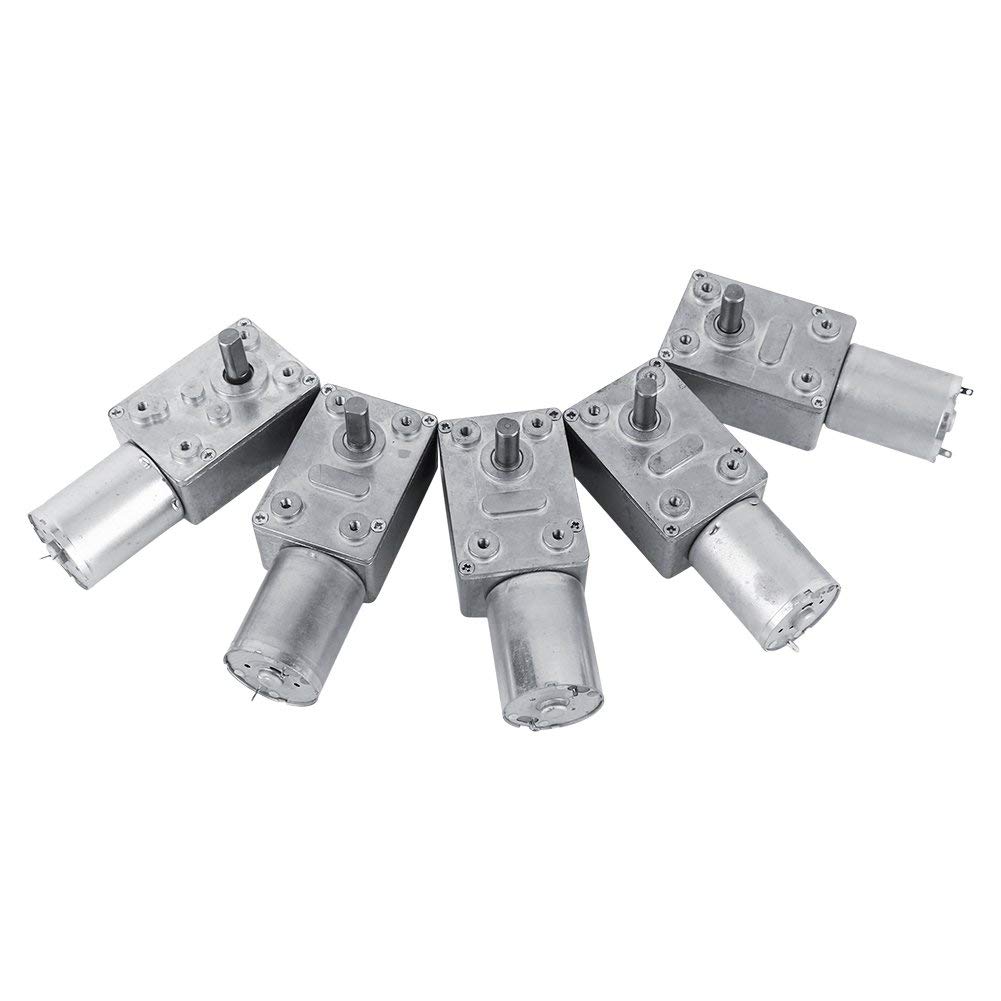 DC 12V Schneckengetriebemotor - Reversibel, Hohes Drehmoment, 6 U/min, Für Fenster, Winden & Automatisierung