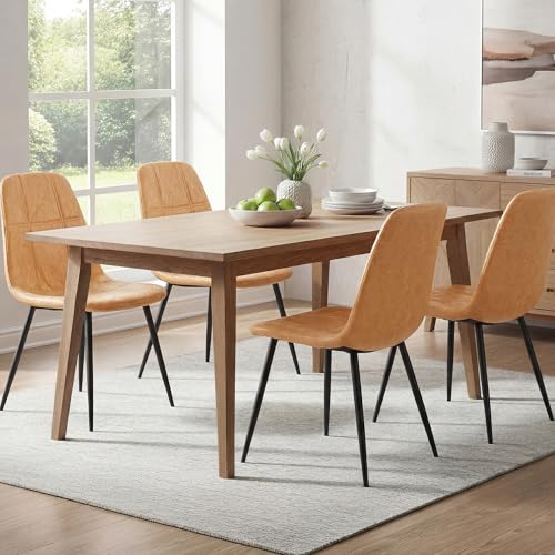 VASAGLE Glacier-Textured Dining Chairs