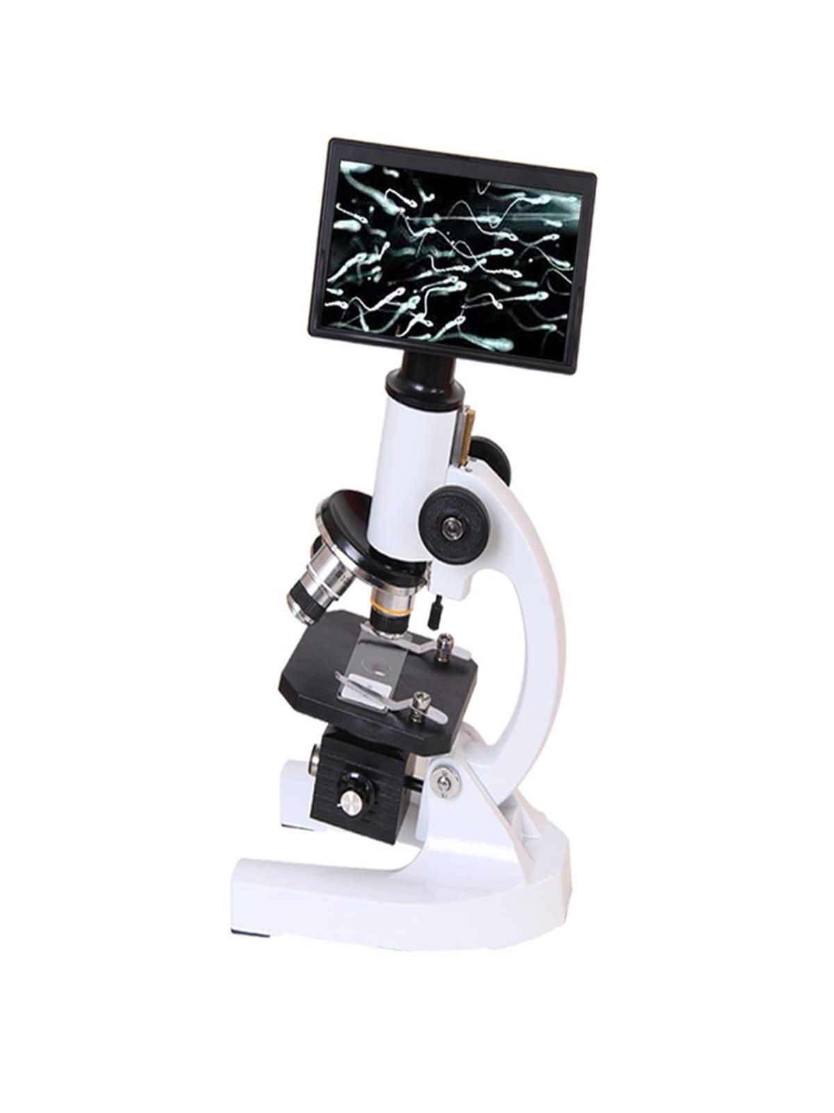 LNHHG 5-inch Screen Microscope 200/640X Professional Biological Student