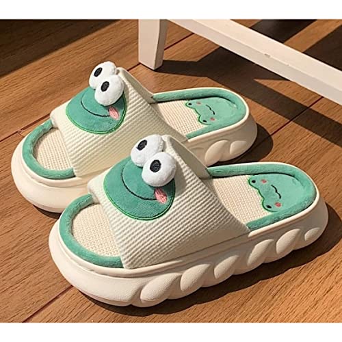 Pantufa Em Algodão Quentinha Antiderrapante Super Macia Sapo (br_footwear_size_system, adult, numeri