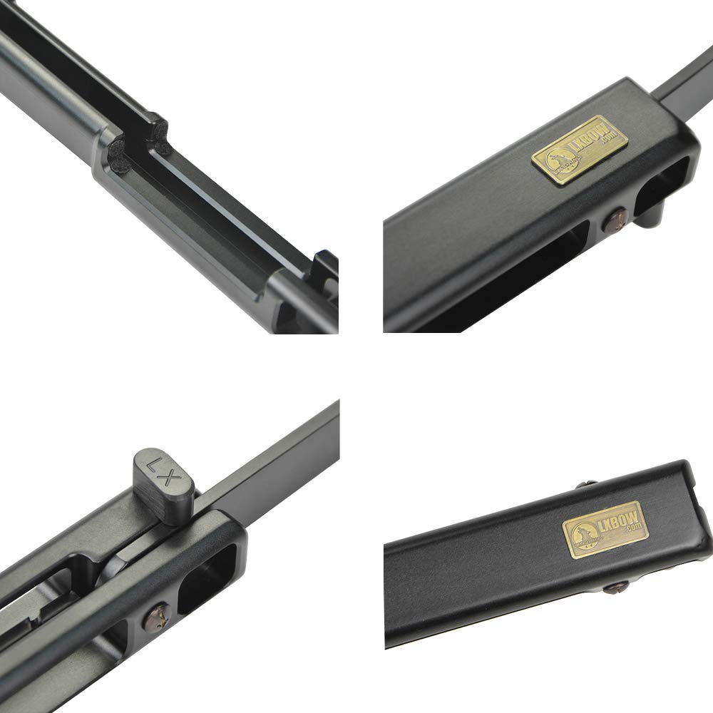 Arco Dritto Pieghevole Portatile per Tiro con l'arco Takedown Arco Ricurvo e Set di Frecce Longbow 35lbs 55lbs per Giovani Adulti Pratica di Tiro al Bersaglio