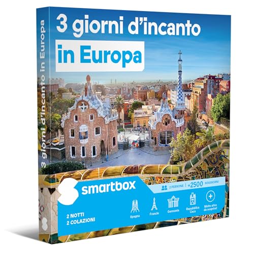 Smartbox - Cofanetto Regalo 3 Giorni d'incanto in Europa - Idea...