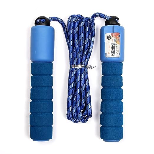 Sai & collection Skipping Rope for Men & Women Weight Loss with Counter, 2.8m Adjustable Tangle Free Jump Rope, Fitness Exercise, Sports Workout Trainer Rope Children/Kids/Girls (Pack Of -1)-picture-10