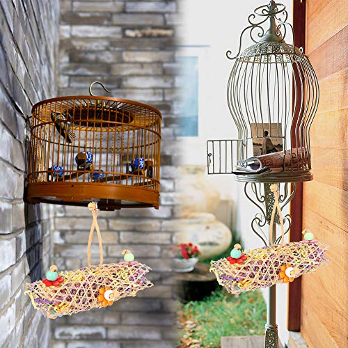 Veilig kleurrijk speelgoed Niet-giftig kwaliteitspapier Kleurrijk vogelspeelgoed, met ophanghaak Vogelspeelgoed, voor… - Afbeelding 5