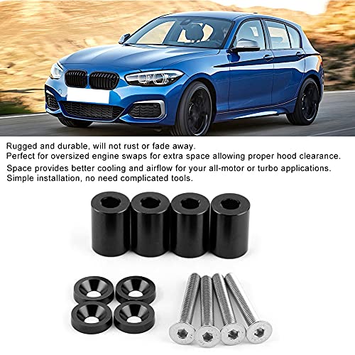 Tbest Aluminium Alloy Capot Vent Écarteurs Kit pour Voitures de Course – vue 4