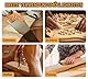 Tragbare Hobelbank, Mini Werkbank aus Buchenholz 53x28x7 cm, Mobil Holz Schraubstock Workbench, Vielseitig Verstellbar Werkbänke, Werktisch Holz für Klemmen Hobeln