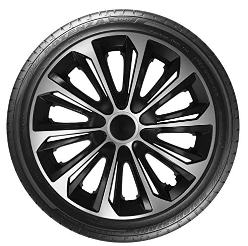 Decocraft StrDuoSV - Tapacubos de plástico ABS para tapacubos de 14 Pulgadas (4 Unidades) Cover